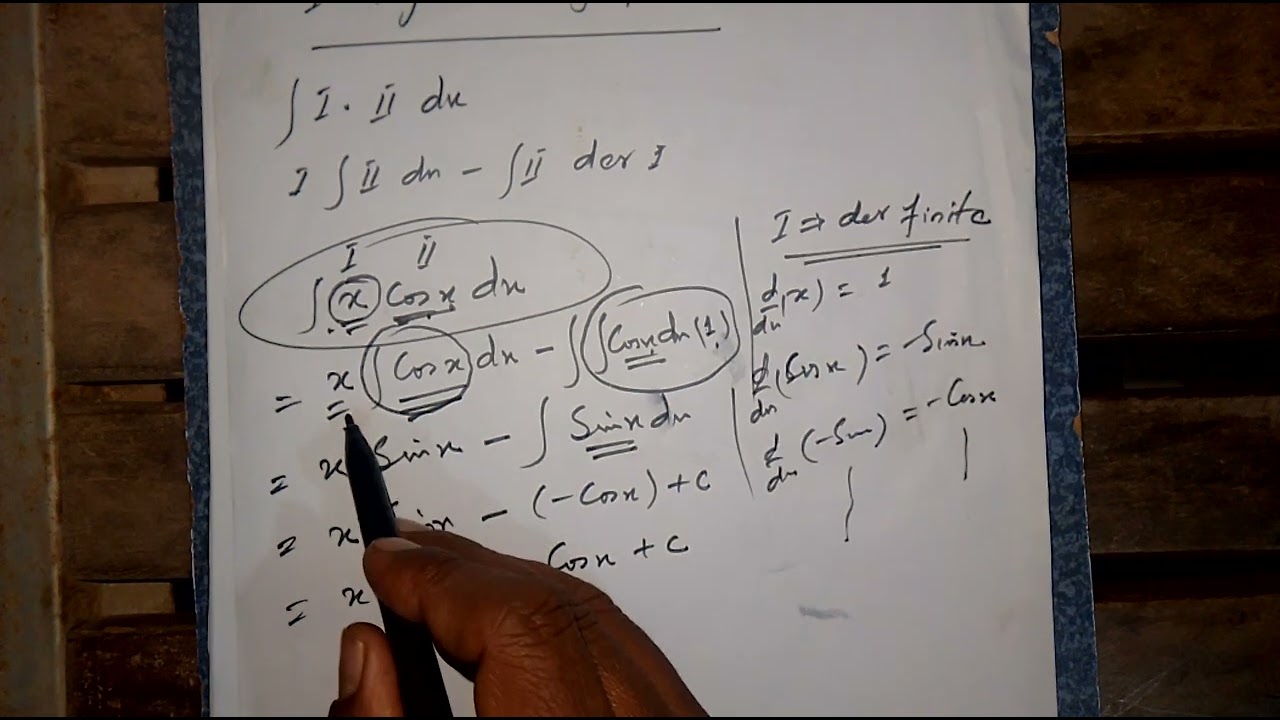 Integration by parts 