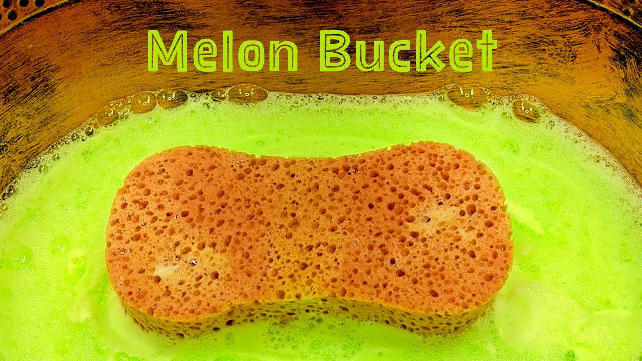 ASMR Sponge 1173.Melon Bucket