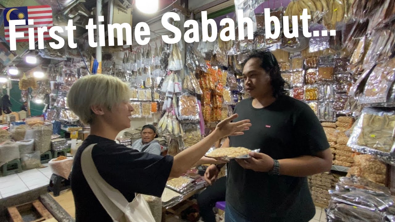 SOUVENIR SHOP IN KOTA KINABALU WAS FUN BUT SCARY FOR JAPANESE...