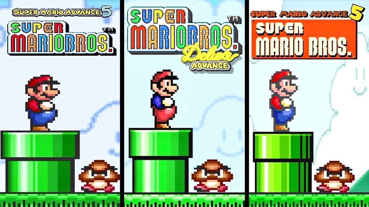 Super Mario Advance 5: Super Mario Bros. Versions Comparisons - 4K
