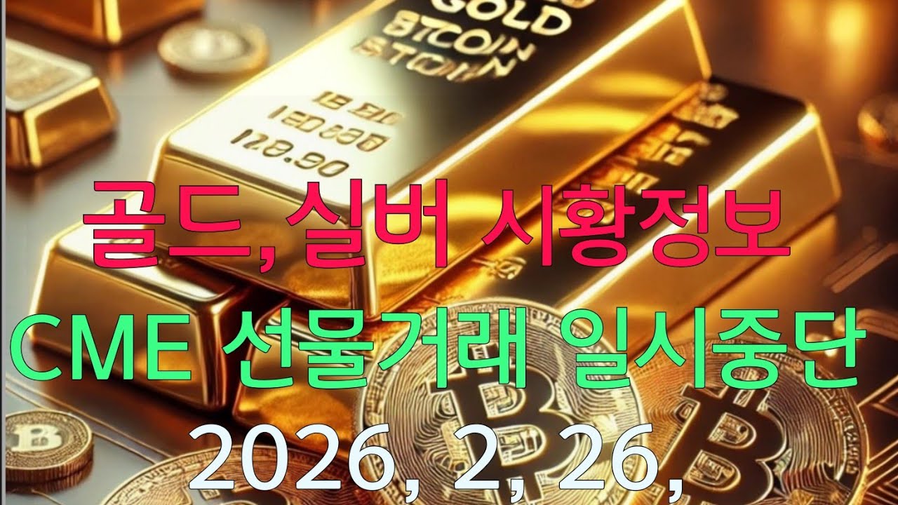 골드,실버 시황분석