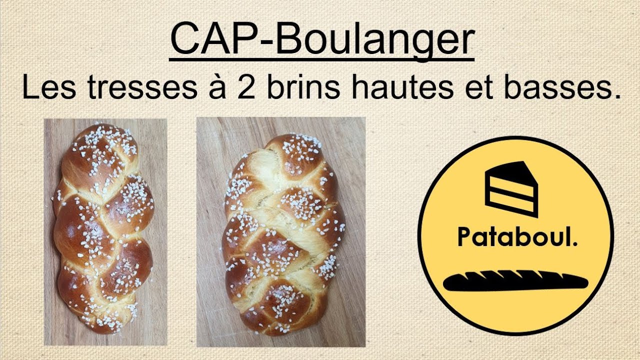 CAP Boulanger-Tresses à 2 brins hautes et basses