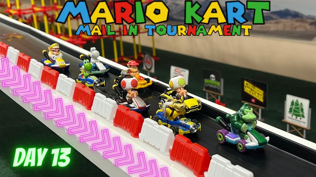 MARIO KARTS MAIL IN TOURNAMENT | DIECAST CARS RACING 13