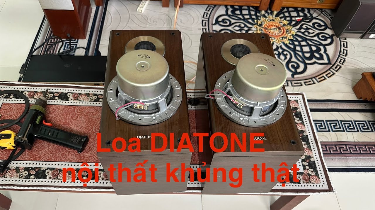 Loa DIATONE DS-300V dòng loa bookshelf tiếng rất hay, củ loa to khủng luôn, giá tốt nhiều lắm ae xem