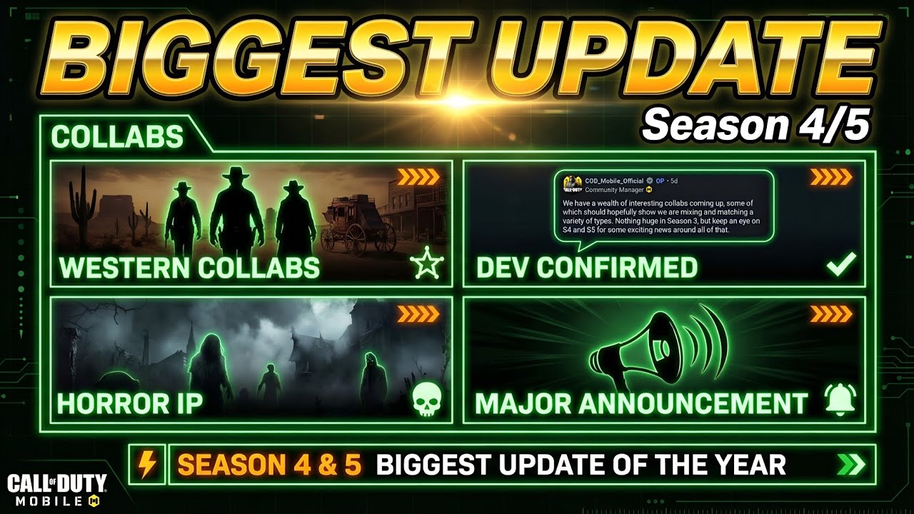 CODM Season 4 & 5 - Biggest Update of the Year Confirmed