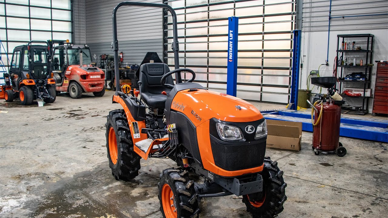 Gear Driven! Kubota B2401 Tractor!