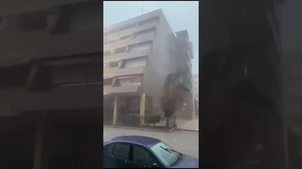 &Aacute;guilas, Murcia, Spain - March 18, 2025 - Extreme rainfall triggered heavy floods 2