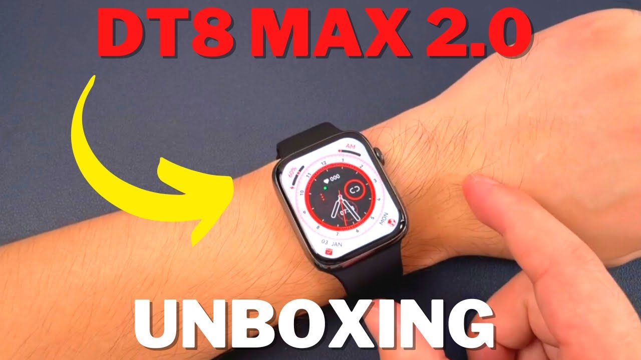 SMARTWATCH DT8 MAX 2.0 - Unboxing Completo. Tudo em detalhes.