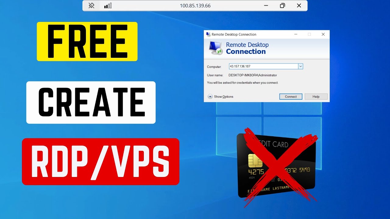 How I Got Free RDP | High Speed + Full Control | Working Method ✅