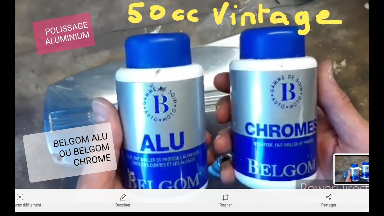 TEST BELGOM ALU ET CHROME SUR L' ALUMINIUM