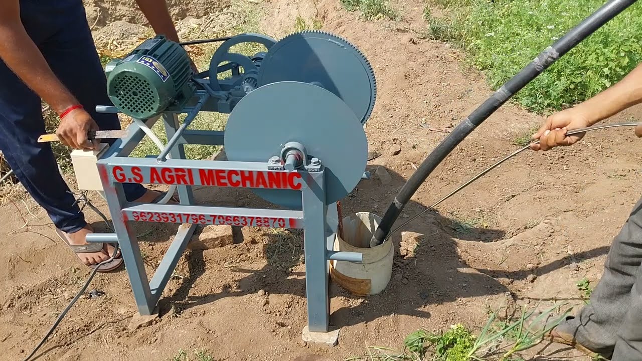 Borewell Pump Lifting Machine Mo. No. +91 9623931796, 7066378870