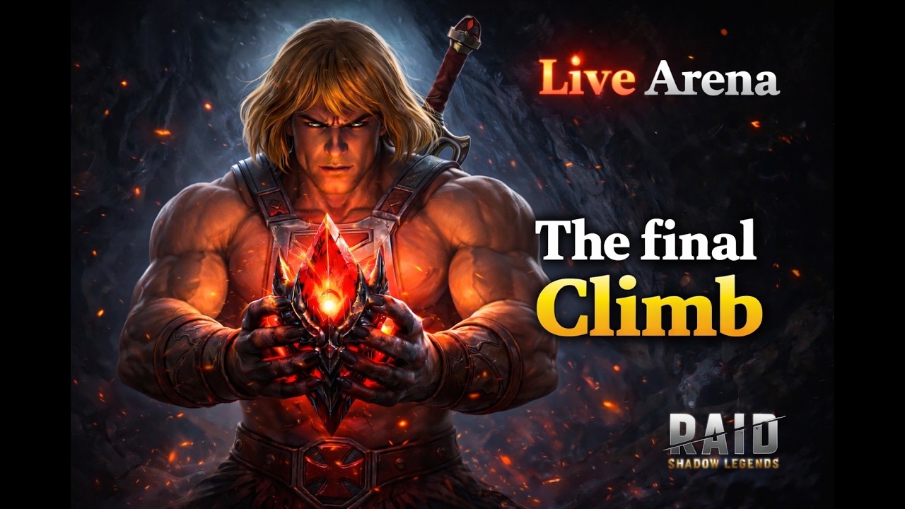 This new team helped me climb up the ranks! Raid Live Arena Final Battles and Relic Crafting!