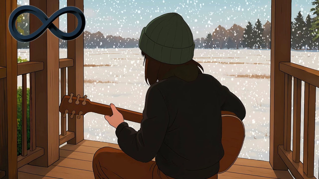 Solitary Strings and Snowfall: A Relaxing Guitar Playlist