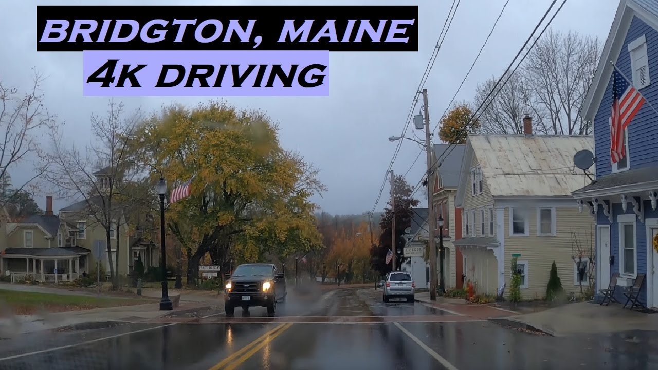 Bridgton, Maine | 4k Driving Tour