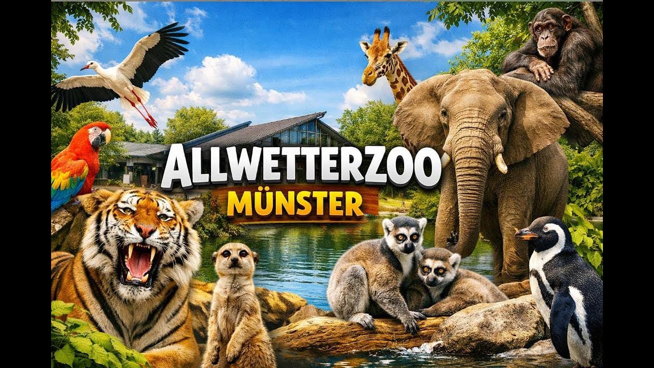 Gez, Keşfet, İzle: Allwetterzoo Münster Vlog 🐾