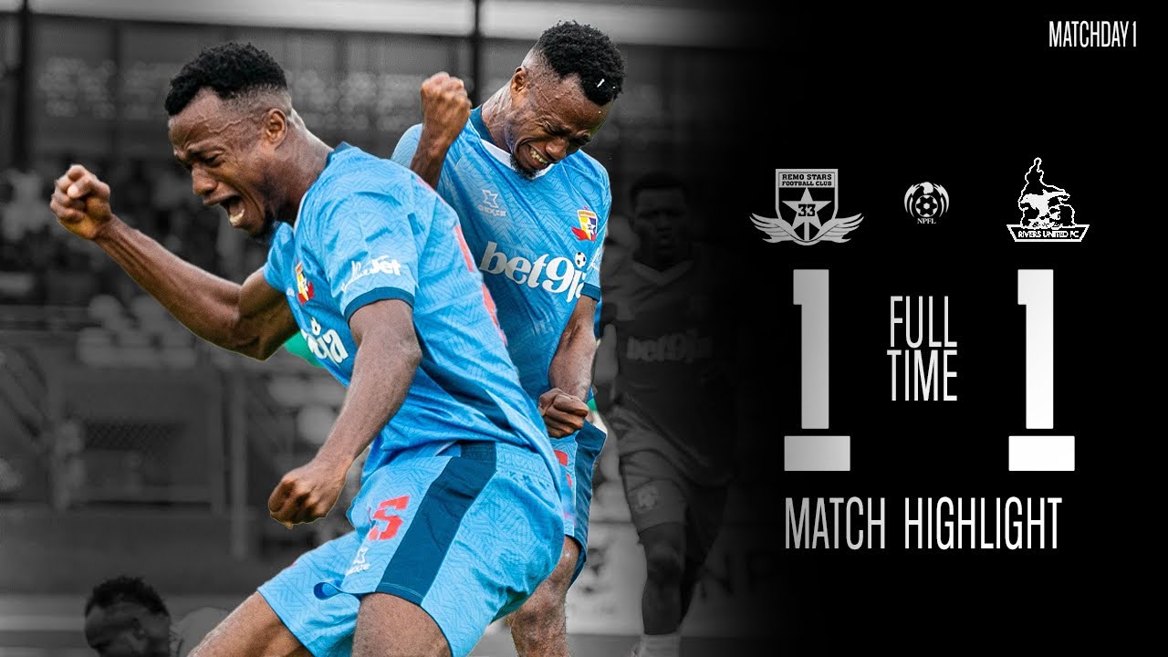 HIGHLIGHTS | Remo Stars vs Rivers Utd (1-1) | Mbaoma Scores On His Return
