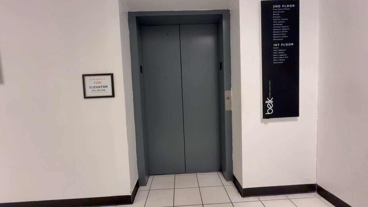 Revisiting The Otis Elevator - At The Belk - At The Haywood Mall - In Greenville SC.