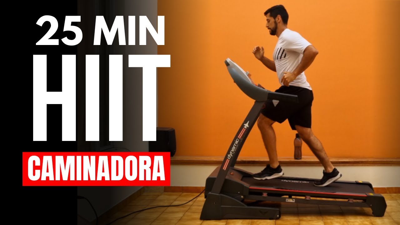 Rutina intensa CARDIO HIIT caminadora eléctrica 🔥 destruye calorías y quema grasa