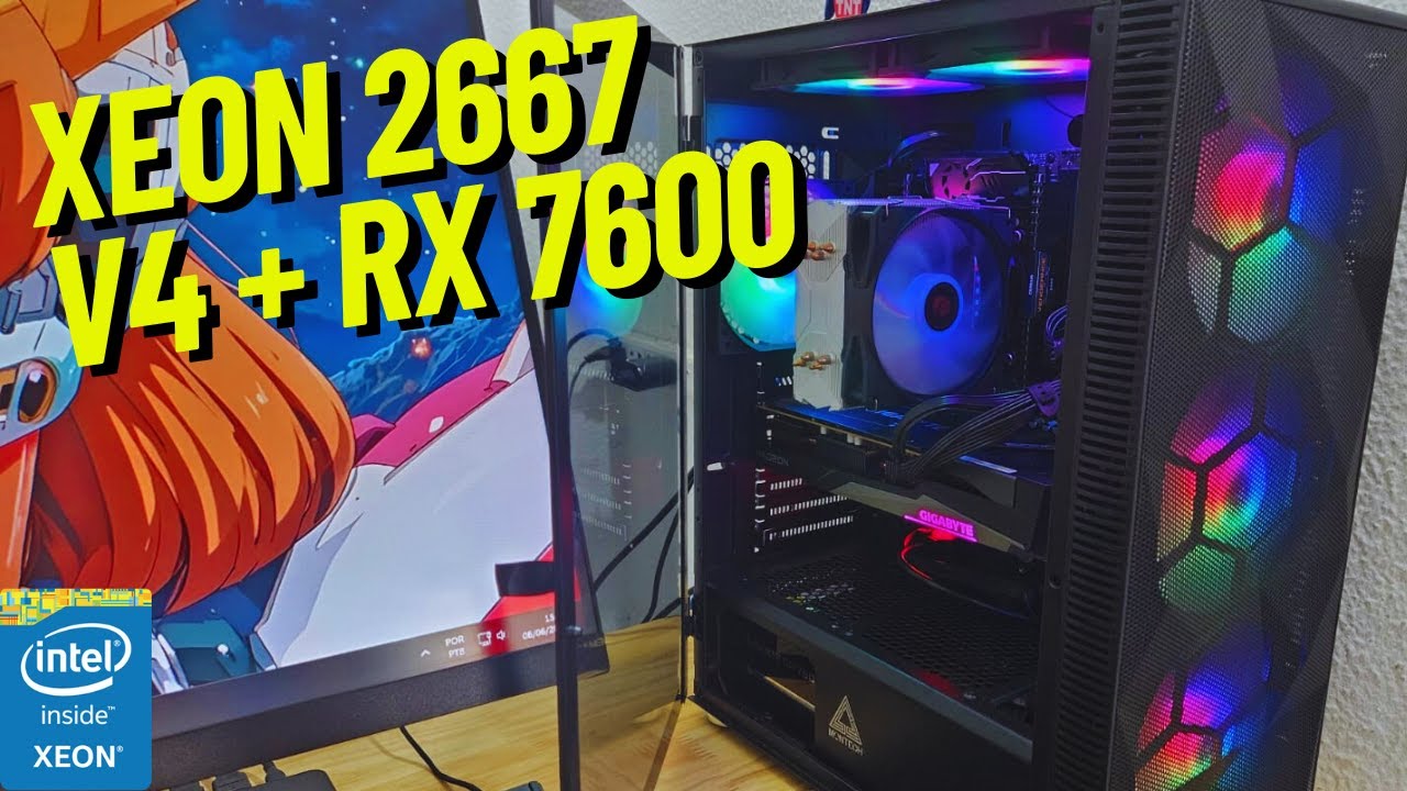 🕹️ Vale a Pena? Testando a RX 7600 com Xeon 2667 v4 em 6 Jogos Populares!