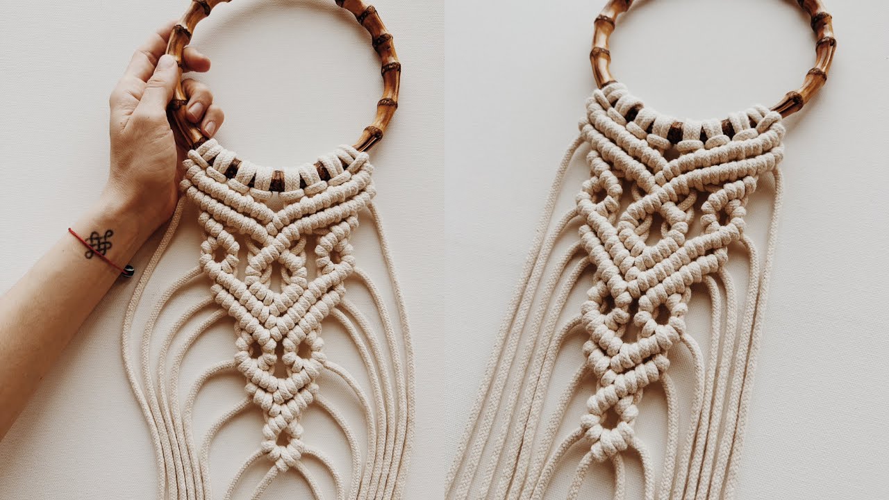 Pattern Macrame on Ring