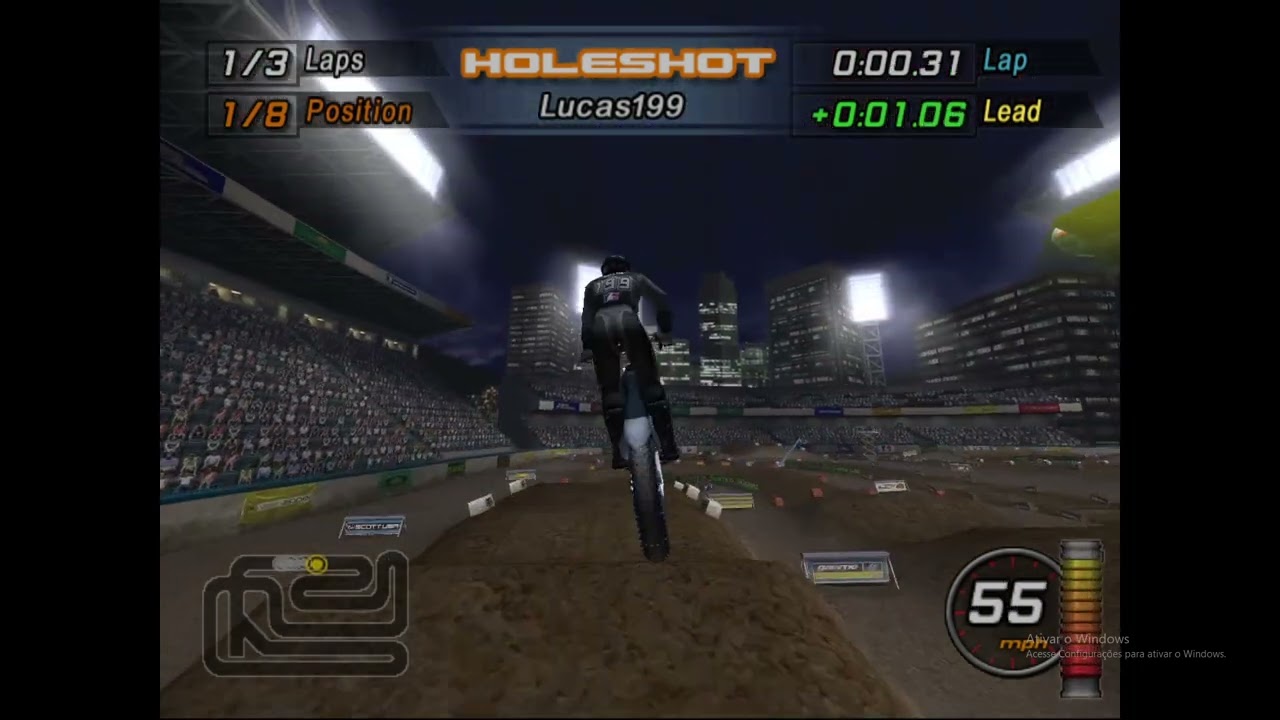 MTX MOTOTRAX- MODO CARREIRA SUPERCROSS 125CC