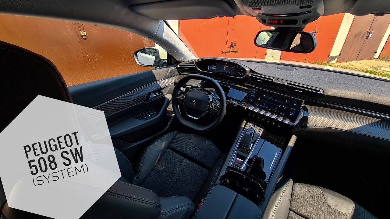 Peugeot 508 SW 1.6 HYbrid 225 | Animacje systemu, światła i Night Vision #1 | E.Goista