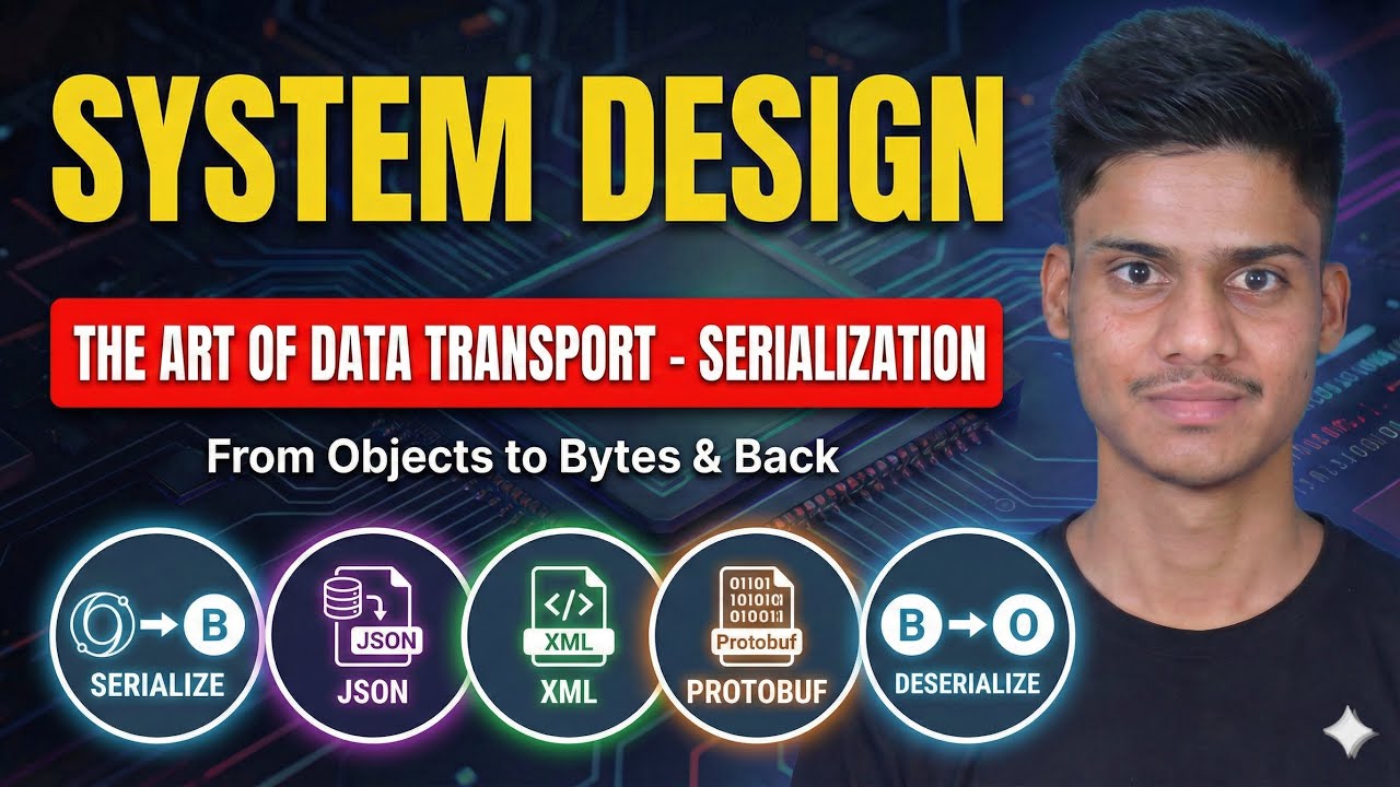 30. The Art of Data Transport | Serialization Explained: JSON vs XML vs Protobuf