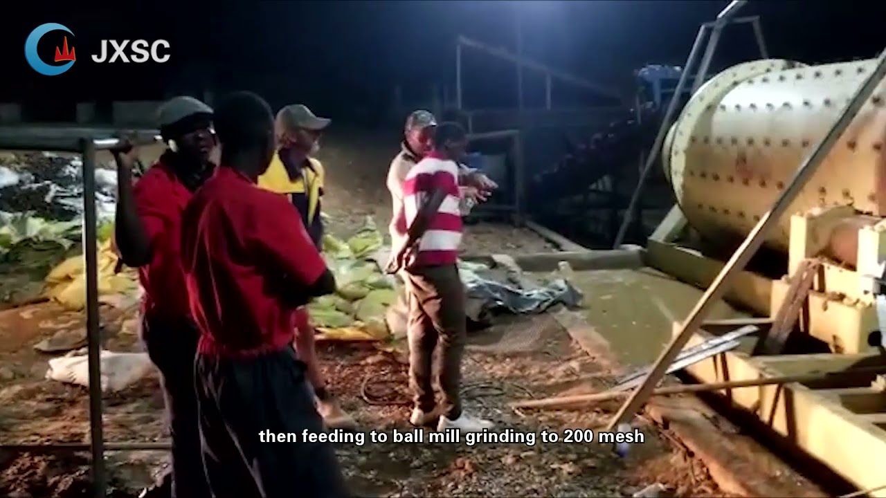 300TPD(12TPH) Rock Gold CIP Processing Plant in Kenya