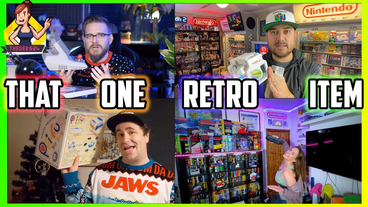 Our WEIRDEST Retro Game Peripherals w/ Nostalgia Nerd, Retro Rick and Slopes Game Room!
