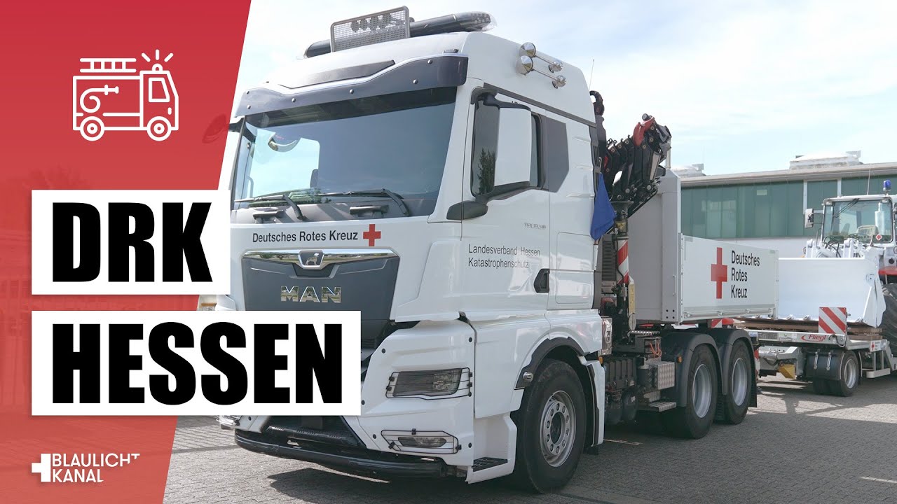 DRK LANDERSVERSTÄRKUNG - Unbekannte Schlagkraft! Großübung mit 30 Fahrzeugen!