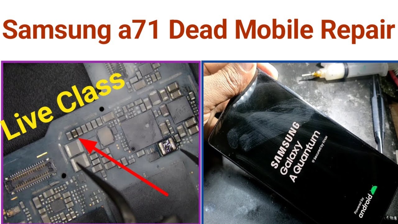 samsung a71 5g Dead problem Soliution. #mobile #deadmobilerepair