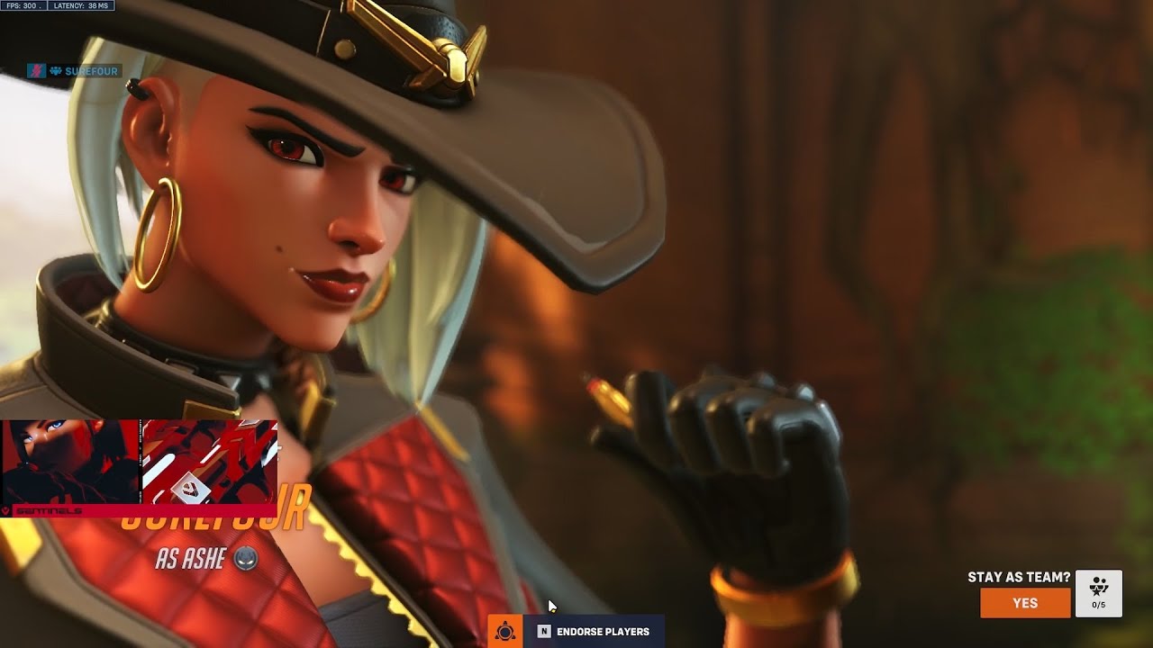 POTG! SUREFOUR ASHE OVERWATCH 2 SEASON 11 TOP 500 GAMEPLAY