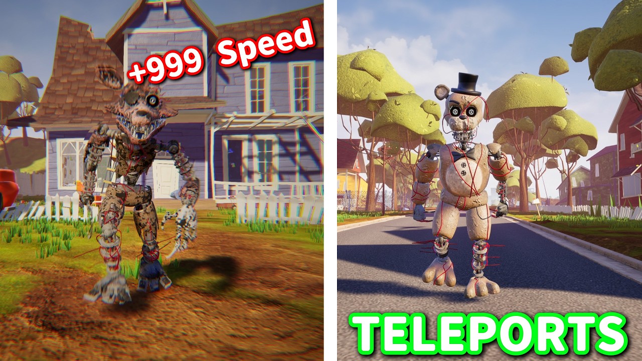 They ADDED TELEPORT fredbear and NIGHTMARE FOXY....