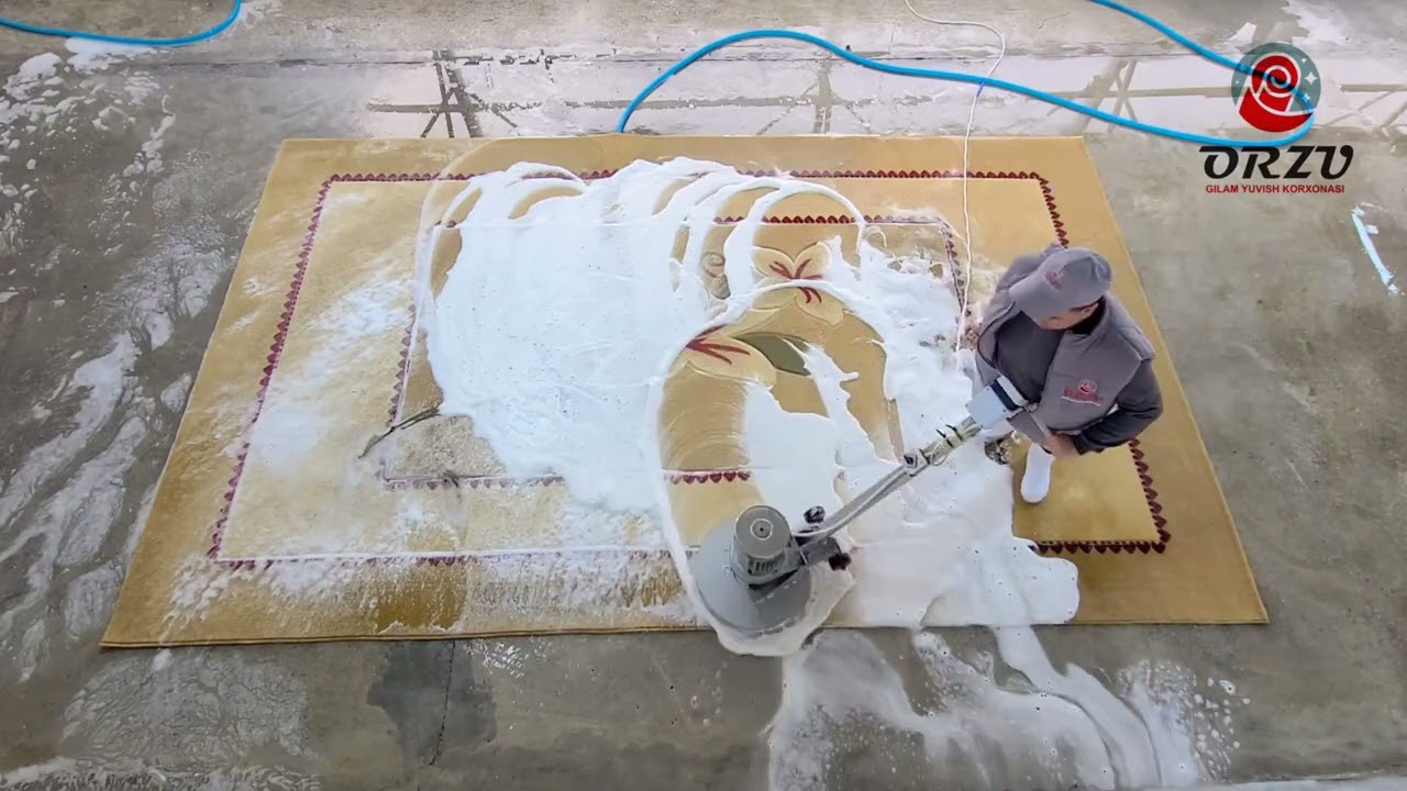 Gilam yuvish (гилам ювиш) Фарғона (Farg‘ona) #чисткаковров #carpetcleaning #asmr #чистка #челлендж