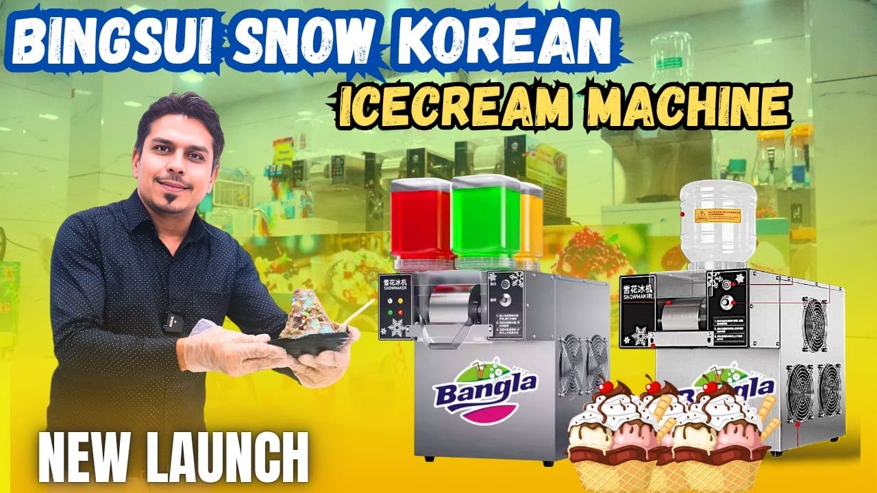 🍨🤩BINGUSI KOREAN ICE CREAM MACHINE🤩🍨