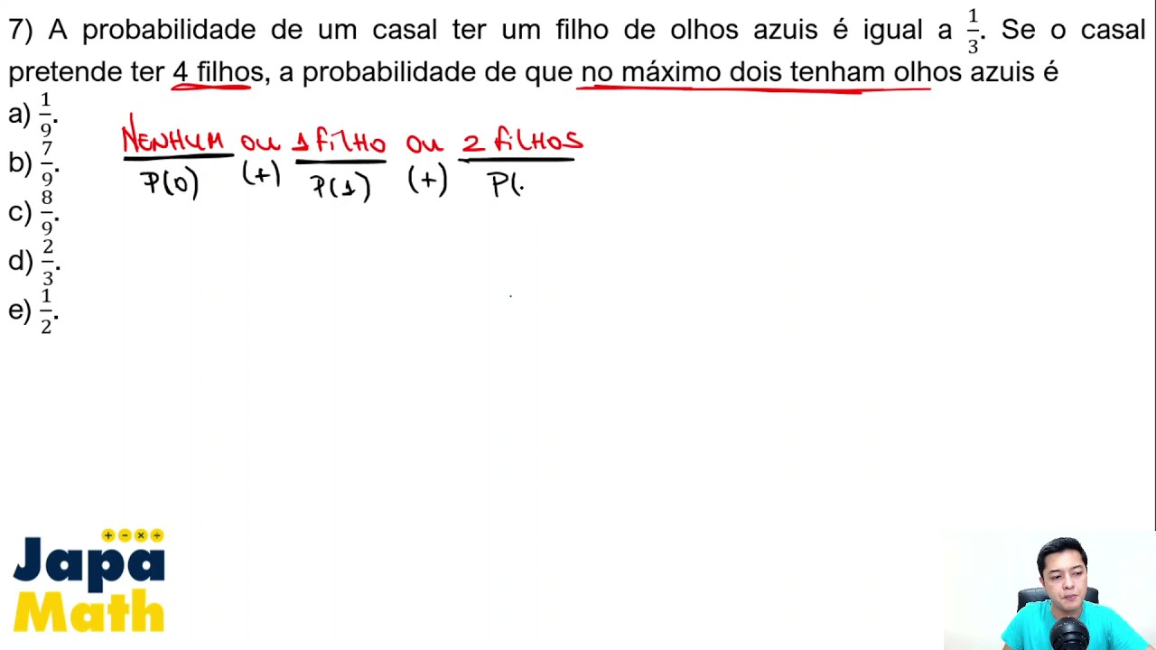 Prova Resolvida EsPCEx (2016 - 2017) - Probabilidade