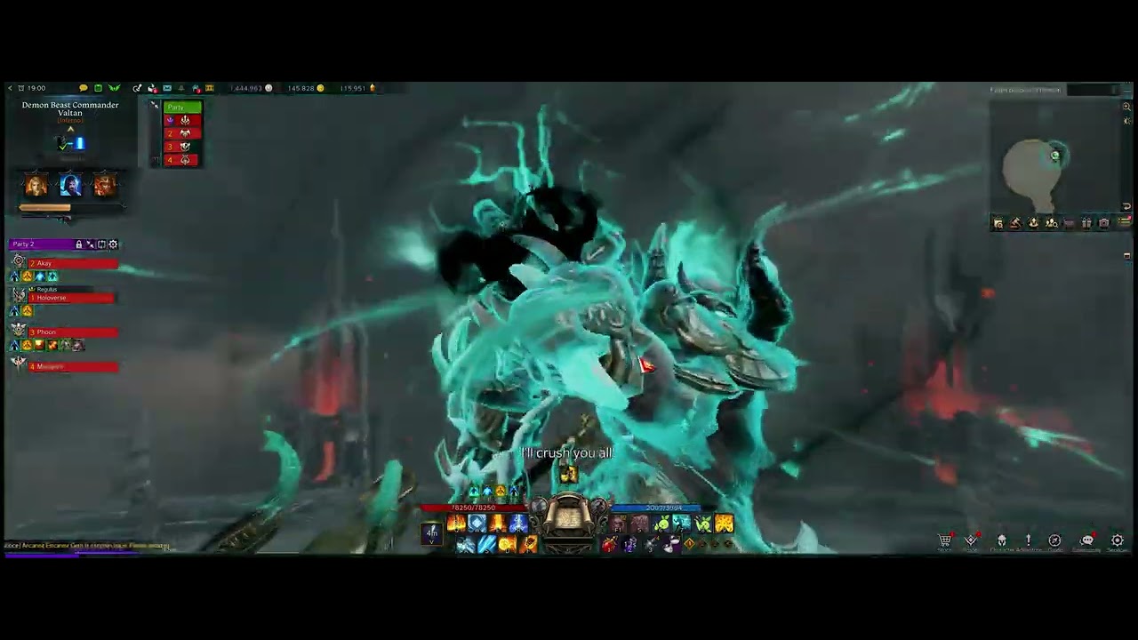 Lost Ark - Inferno Valtan Gate 2 clear (Sorceress)