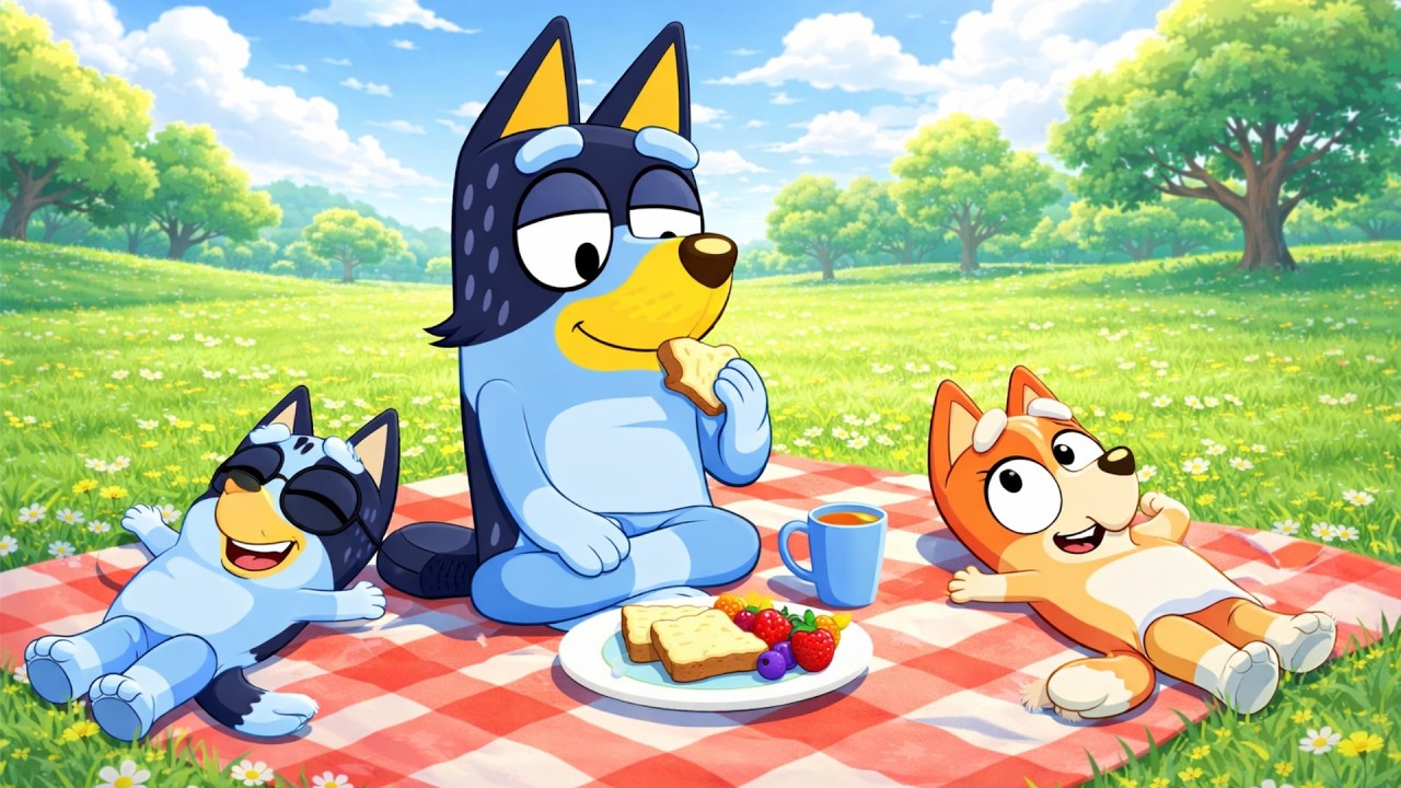 Bluey’s Family Picnic Surprise! 🧺🌳 A Sunny Day Full of Fun & Snacks! | Bluey Funny Animation