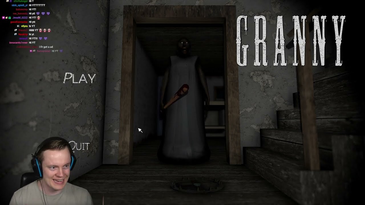 Insym Plays Every Granny Game in a Row on Nightmare Mode - Livestream from 15/8/2023