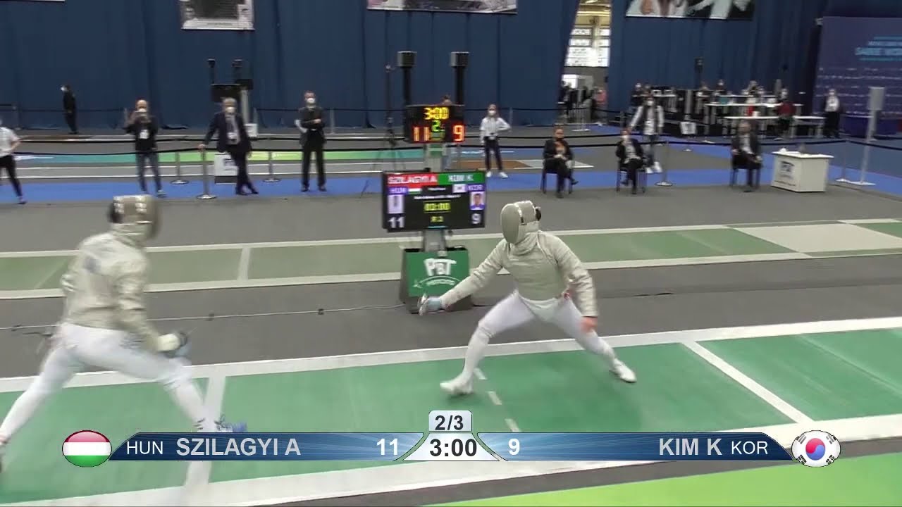Budapest 2021 SMS - L16 - Szilagyi HUN v Kim KH KOR