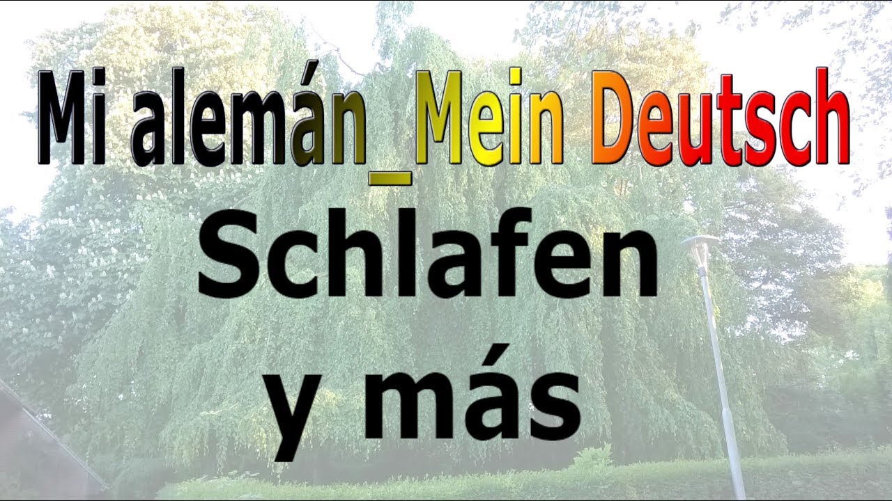 Mi alemán Mein Deutsch Schlafen y más