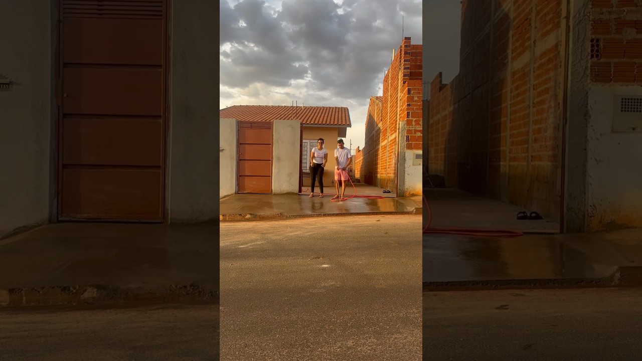 CONSEGUIMOS FECHAR A FRENTE DA NOSSA CASA #viral #shorts