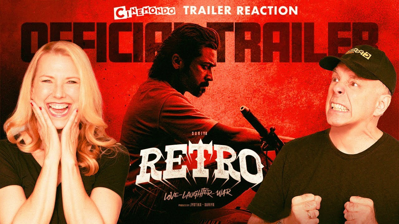 Retro Trailer REACTION! Tamil | Suriya | Pooja Hegde | Karthik Subbaraj! Cinemondo!