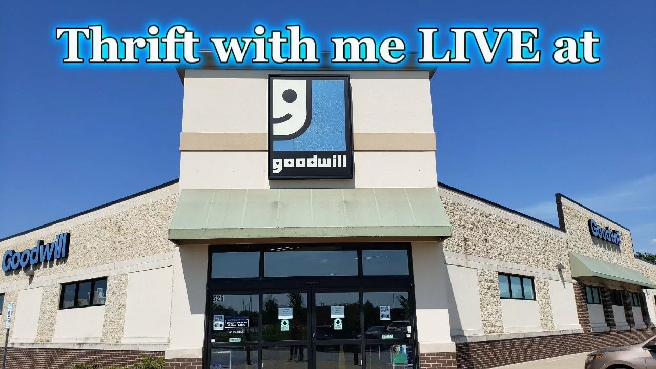 THRIFTING LIVE at GOODWILL!! | Vintage Reseller | eBay, Niknax