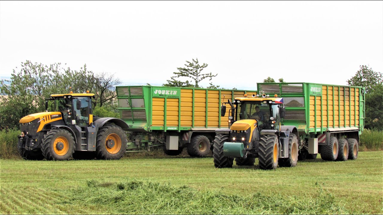 JCB Fastrac 8330 & 2x 4220 v akci - Senáže vojtěšky