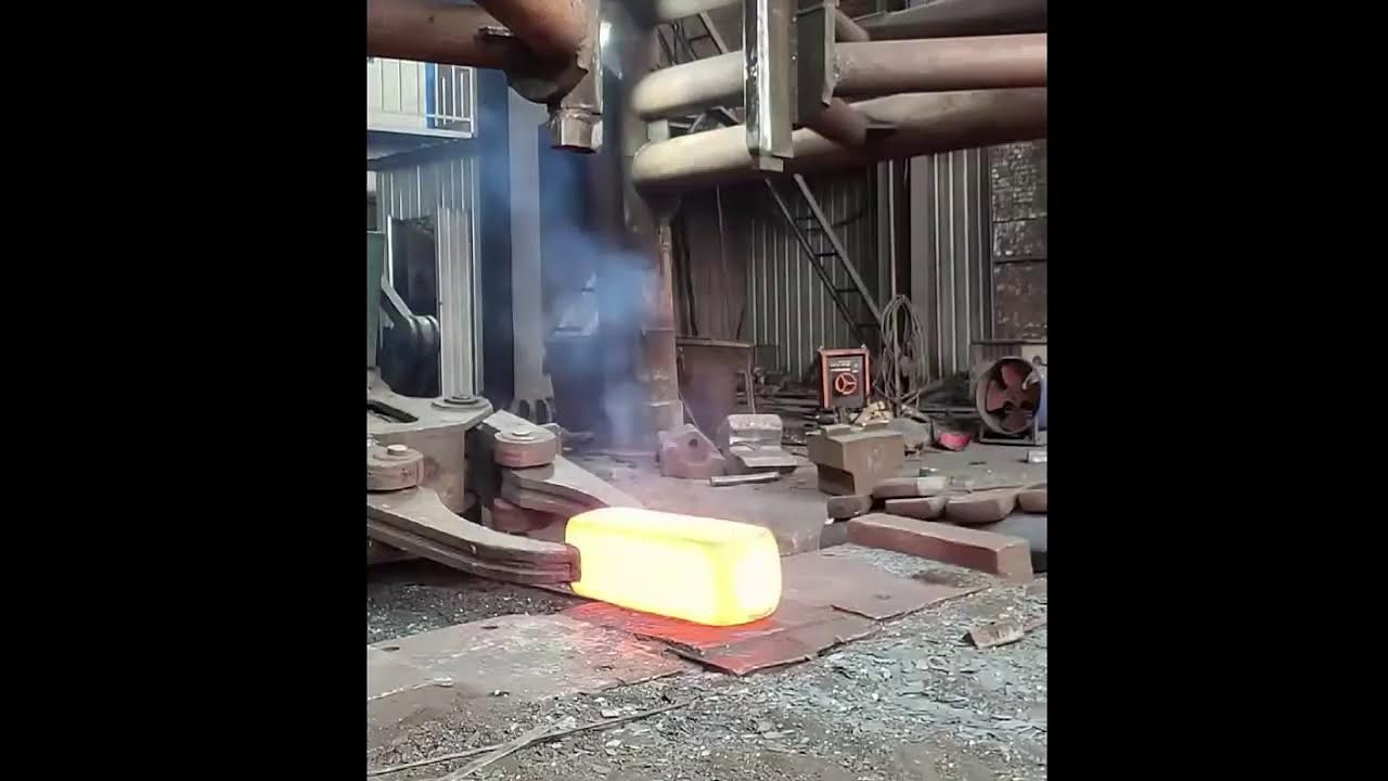 Satisfying Heavy Metal Forging: Massive Red-Hot Steel Flanges