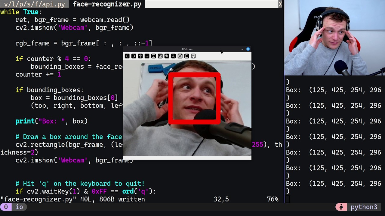 Создание программы распознавания лиц на Python