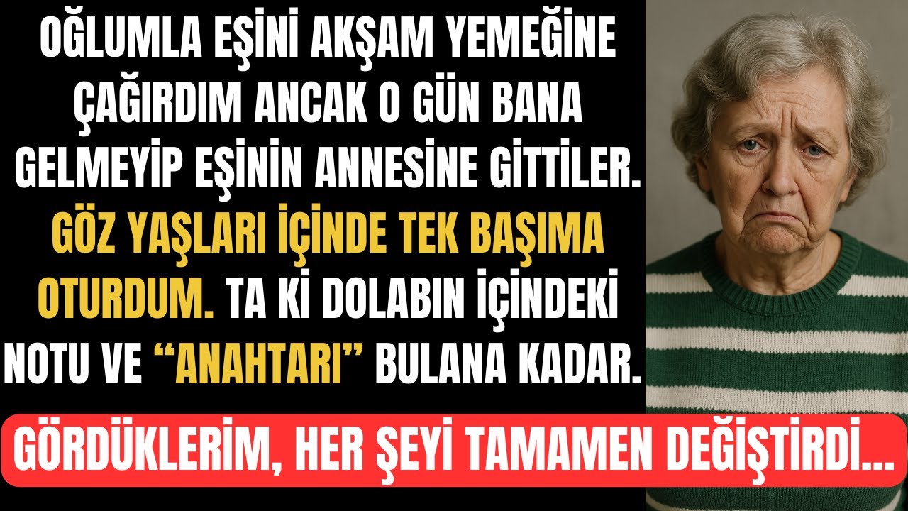 Oğlumla Gelinimi Yemeğe Çağırdım Ama Gelmeyip Kaynanasına Gitti, Sonra İse…