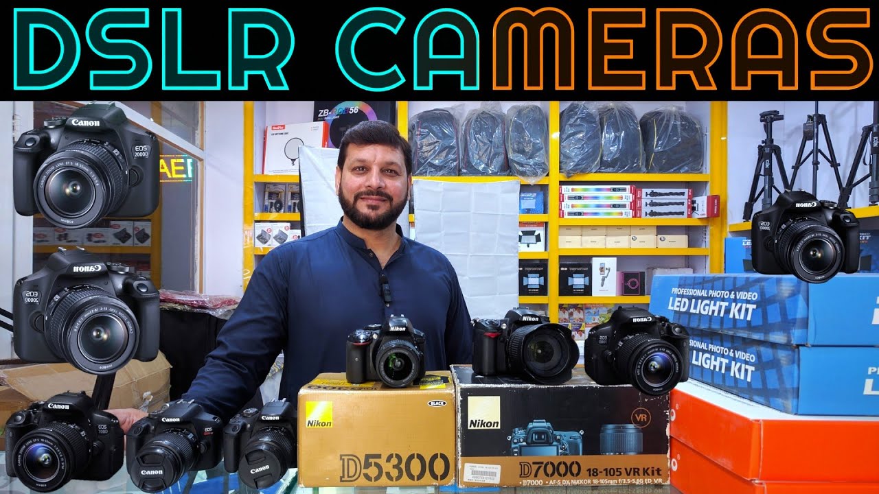 Best DSLR Cameras in Pakistan for Photography and Videography in Cheapest Price.