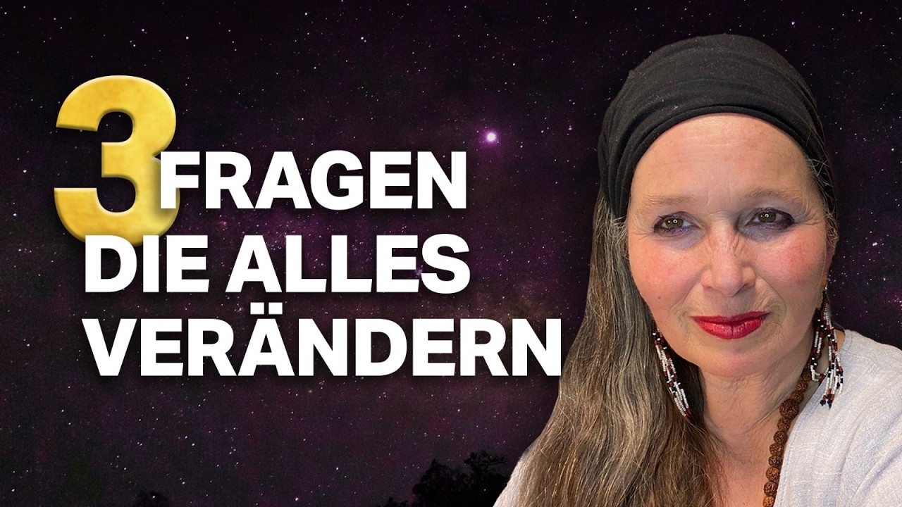 Diese drei Fragen verändern, wie du lebst.